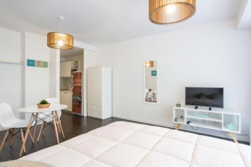 Studio Apart with Balcony Tv